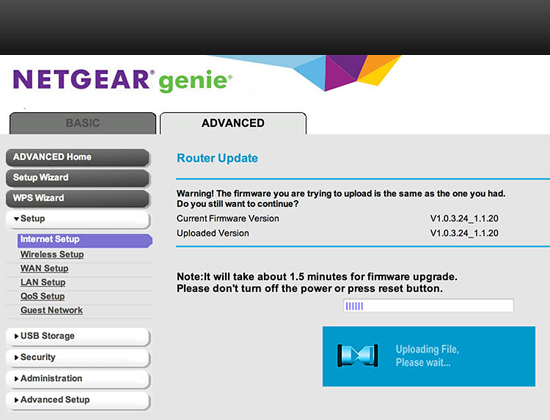 Nighthawk RAX80 Setup