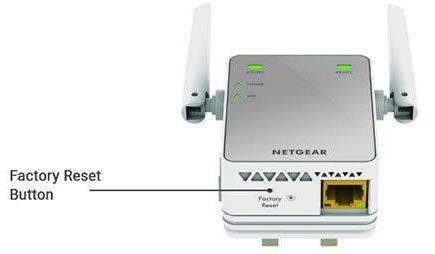 netgear extender reset
