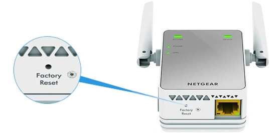 Reset Netegar Nighthawk Extender